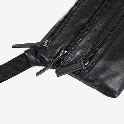RIÑONERA COW-SILKY NEGRO