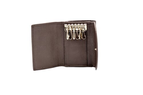 LLAVERO/MONEDERO CLASSIC MARRON