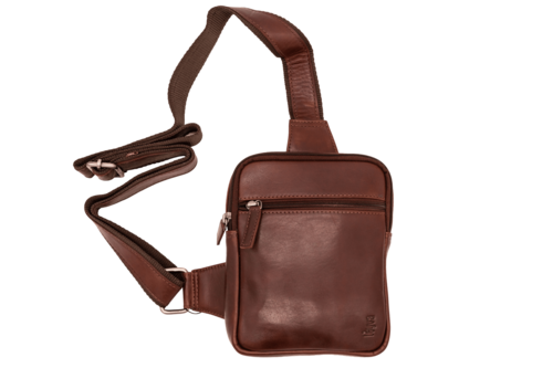 BANDOLERA GALAN MARRON UNICA