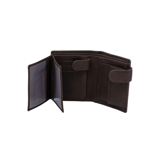 BILLETERO DOBLE MARRON UNICA