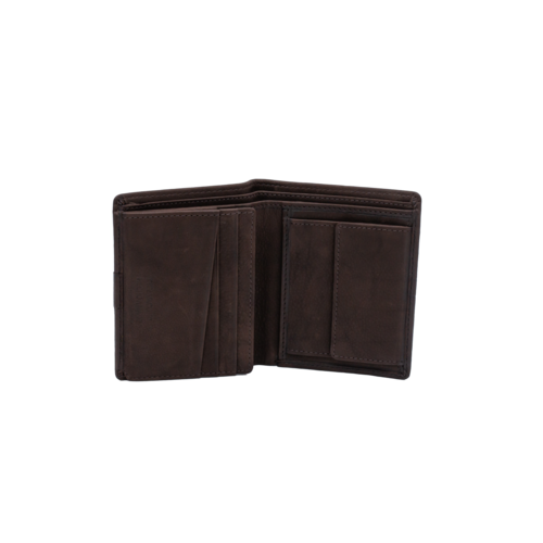 BILLETERO DOBLE MARRON
