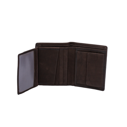BILLETERO DOBLE MARRON