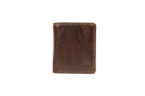 BILLETERO CRUMPLE MARRON