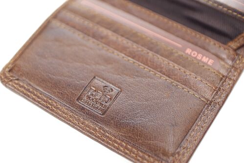 BILLETERO CRUMPLE MARRON