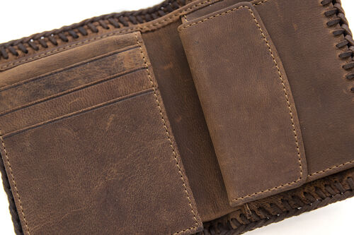 BILLETERO ARTESANA MARRON
