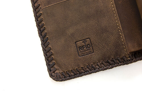 BILLETERO ARTESANA MARRON
