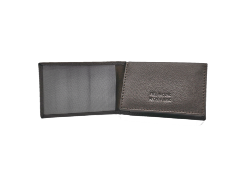 TARJETERO TRIFOLD ESTRELLAS LEYVA MARRON