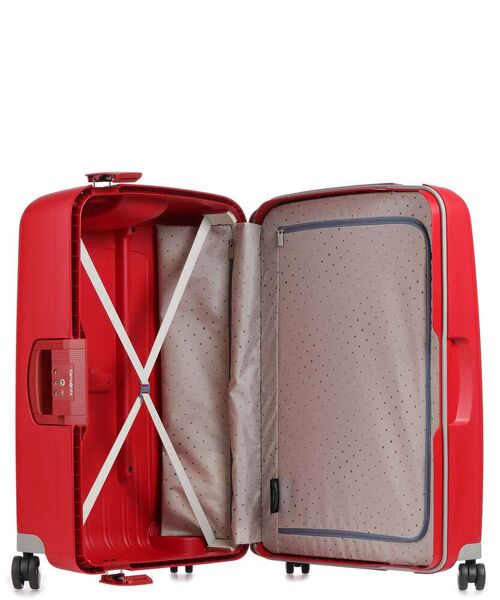 TROLLEY S'CURE 69CM SPINNER 4R T.69-CRIMSON RED