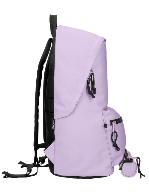 MOCHILA+ PORTATODO COLORFULL LILA