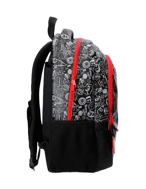 MOCHILA TEAM AVANGERS NEGRO UNICA