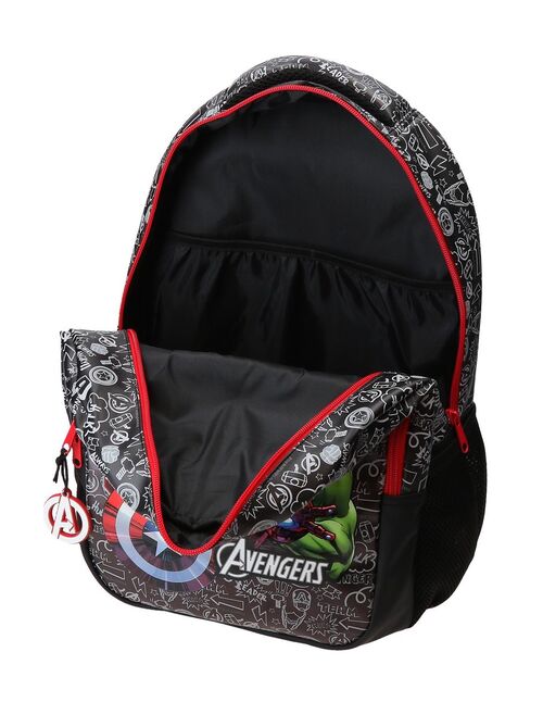 MOCHILA TEAM AVANGERS NEGRO UNICA