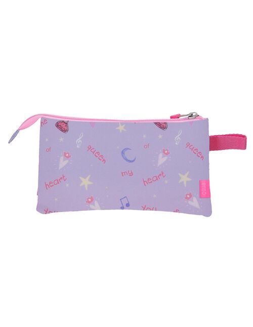 PORTATODO QUEEN OF HEARTS MALVA UNICA
