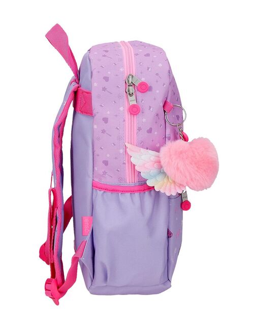 MOCHILA QUEEN OF HEARTS MALVA UNICA