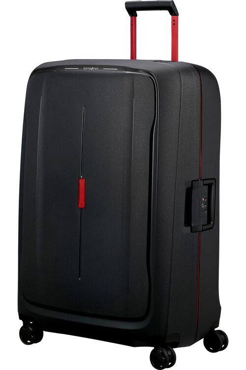 TROLLEY ESSENS CHARCOAL/RED NEGRO 82 CM